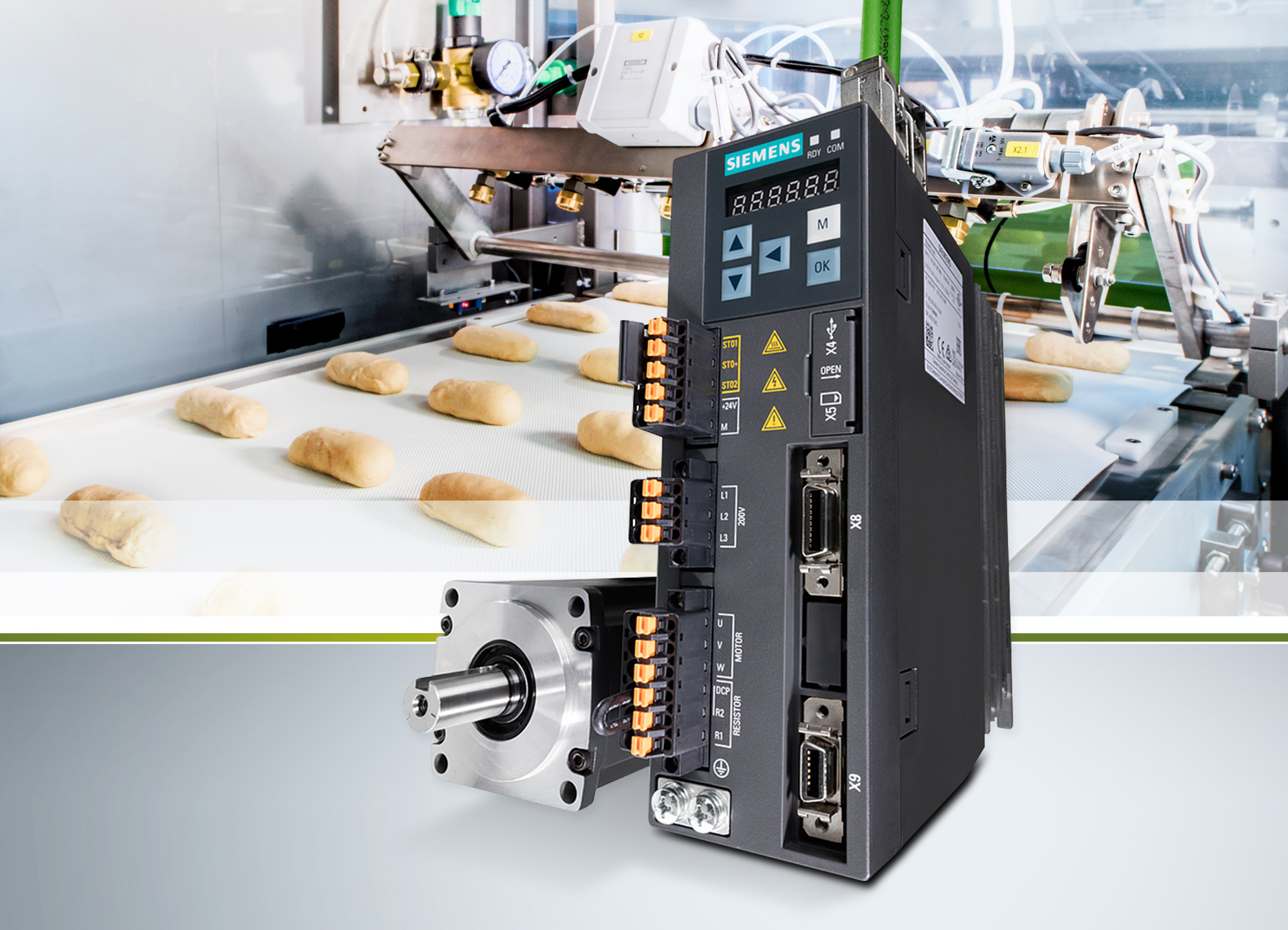 Umrichterreihe mit neuer Baugröße und Profinet