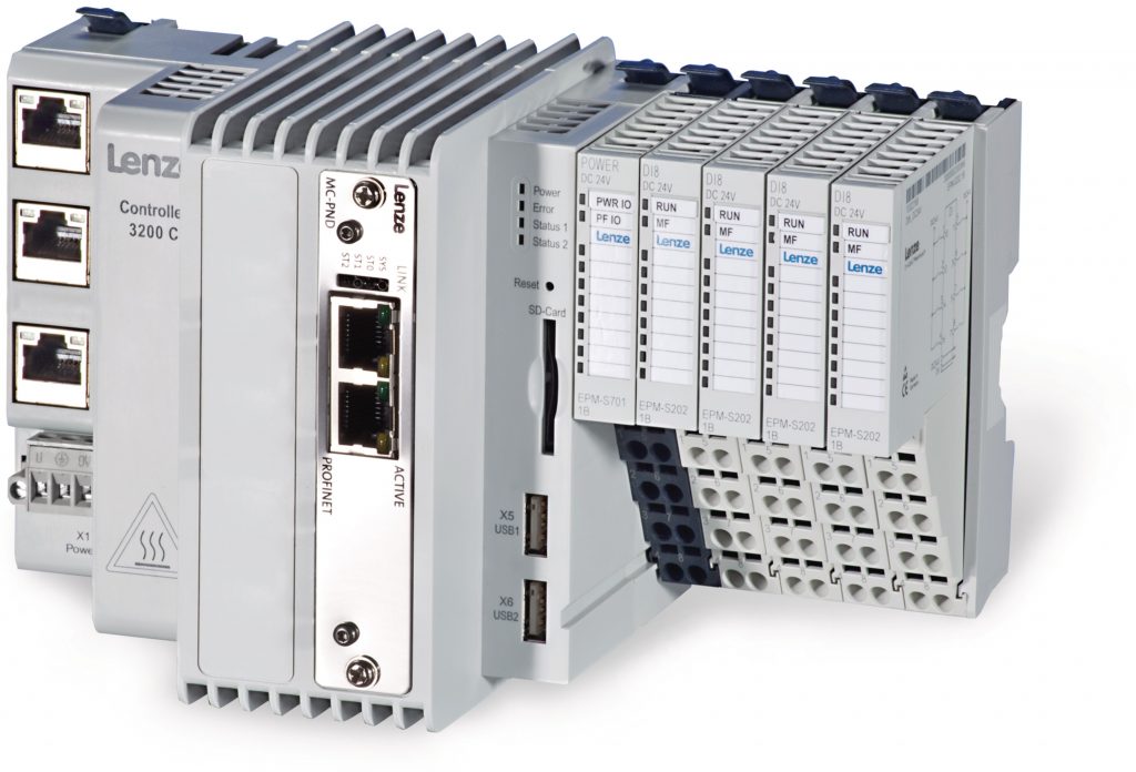 Neue Steuerung bringt prima Klima in den Schaltschrank 1 Lenze erweitert Motion-Controller-Plattform für dezentrale Schaltschränke.
