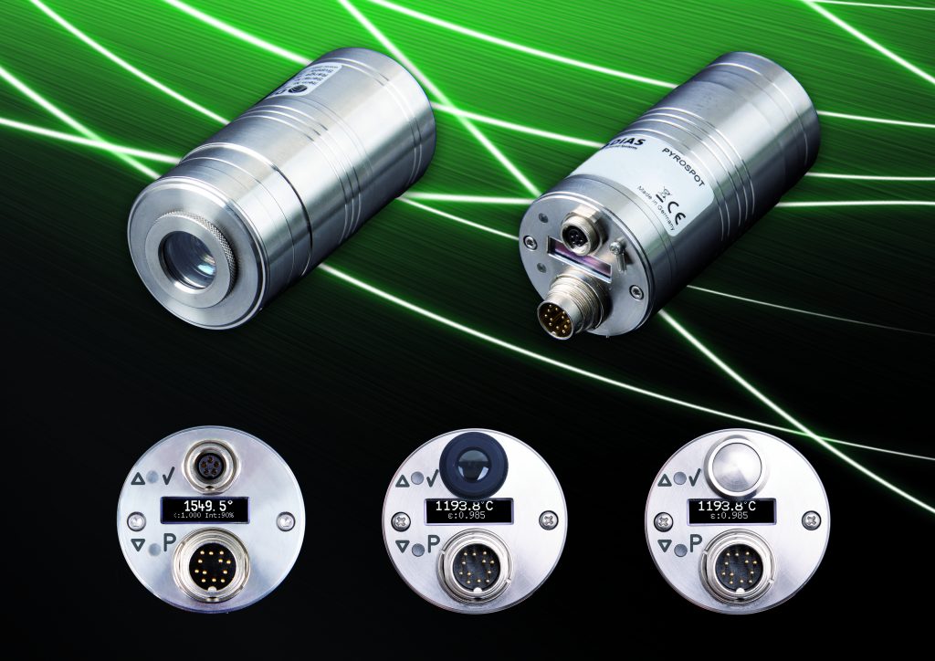 Digitale Kompaktpyrometer mit Motorfokus 1 Die Pyrometer können über eine digitale Schnittstelle parametriert werden.
