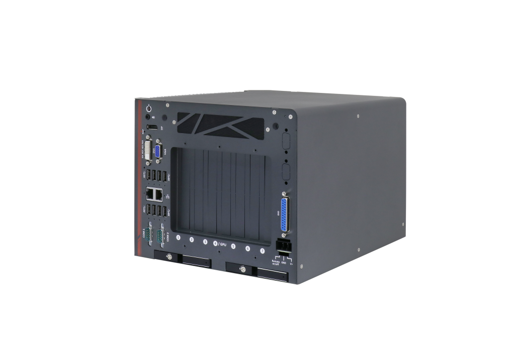 IPC mit sieben PCIe/PCI-Slots 1 Nuvo 8034 2 Industrie Box PC