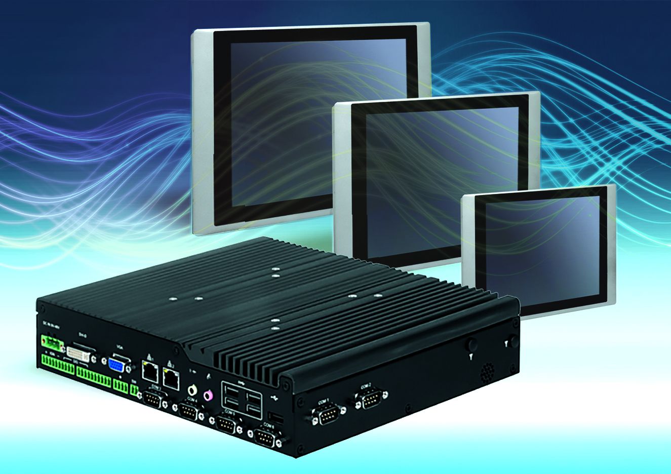 Flacher Embedded-PC mit Skylake-CPU für Steuerung und HMI 3 Flacher Embedded-PC mit Skylake-CPU
für Steuerung und HMI