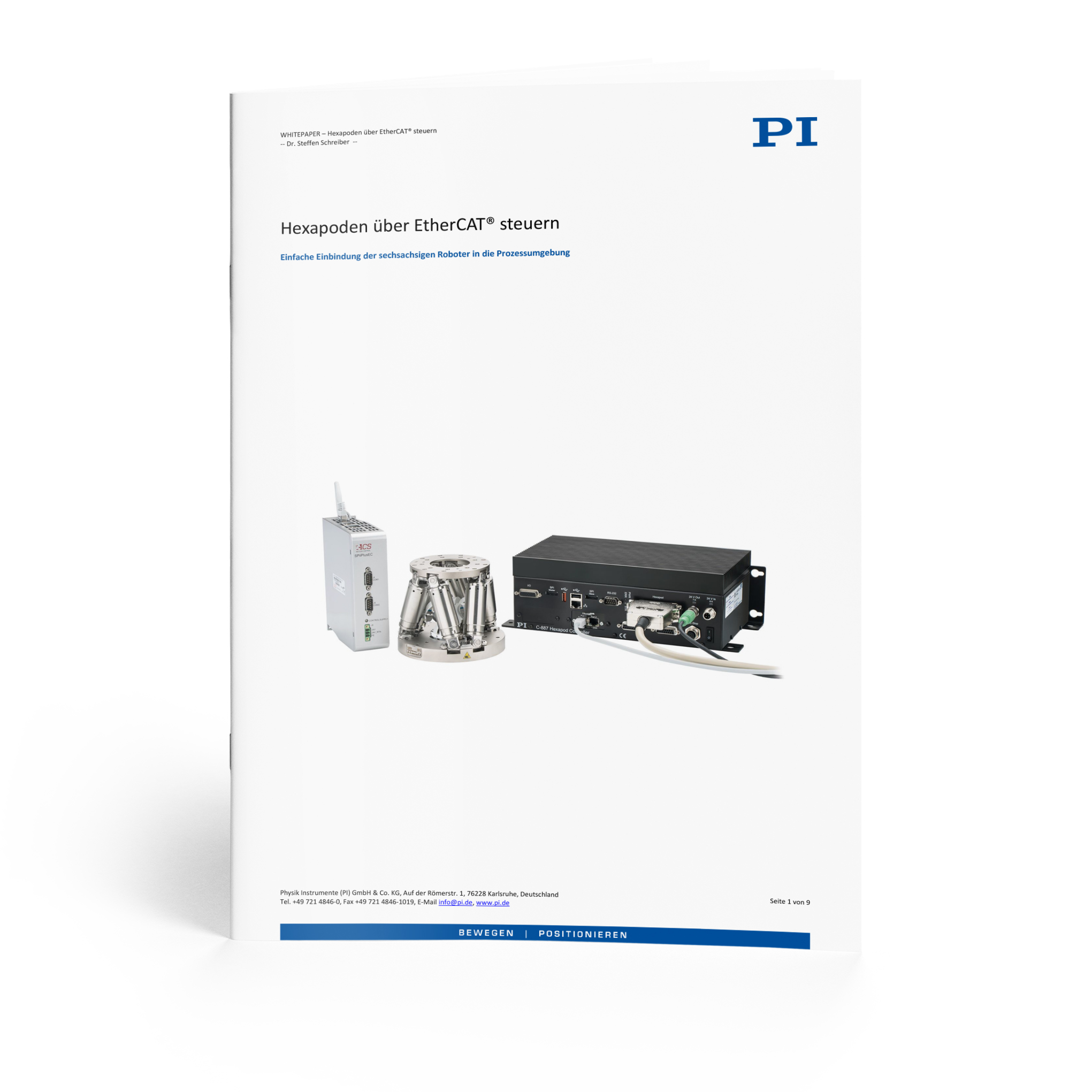 Whitepaper ‚Hexapod über Ethercat steuern‘