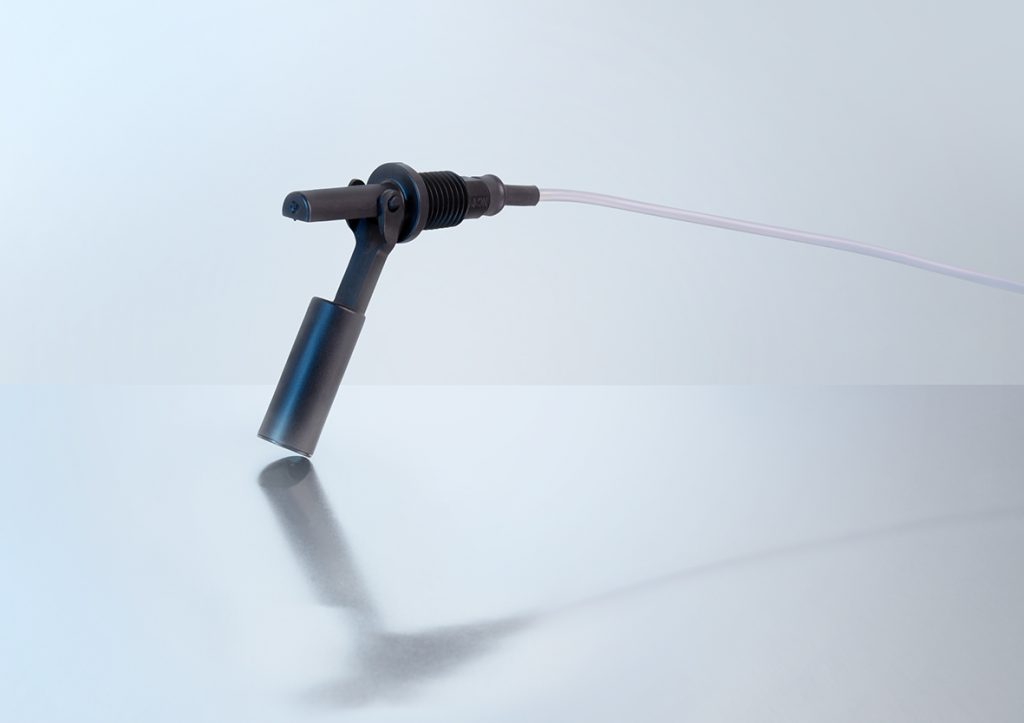 Miniatur-Schwimmerschalter 1 Der neue Schwimmerschalter ist auf eine lange Lebensdauer ausgelegt.