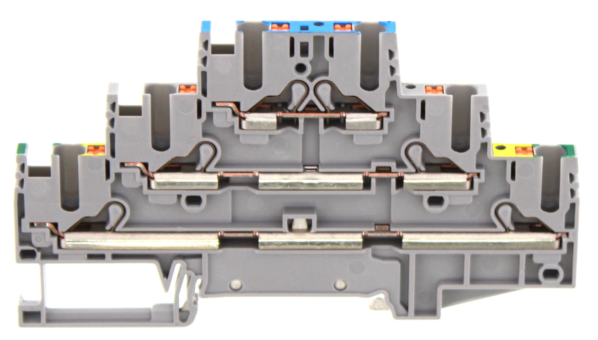 Dreistockklemmen mit Push-in-Anschluss 4 Dreistockklemmen mit Push-in-Anschluss