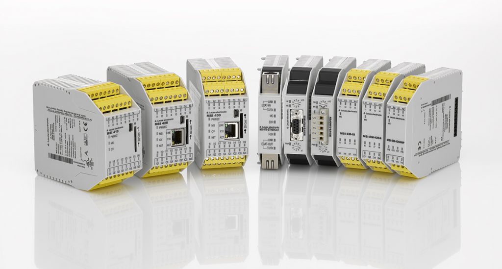 Leuze electronic zeigt Power in Safety at work 1 Sichere Steuerungen und sichere Relais der Produktfamilie MSI
