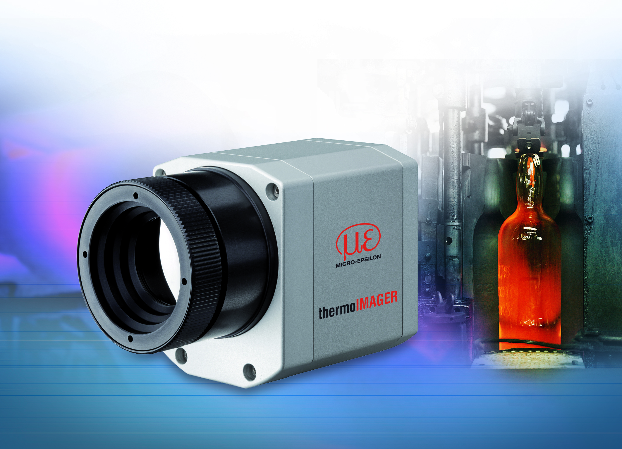 Exakte Temperaturmessung in der Glasproduktion