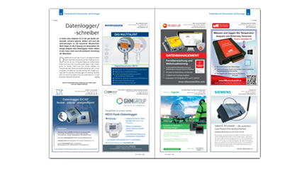 Produktübersicht Datenlogger/ -schreiber