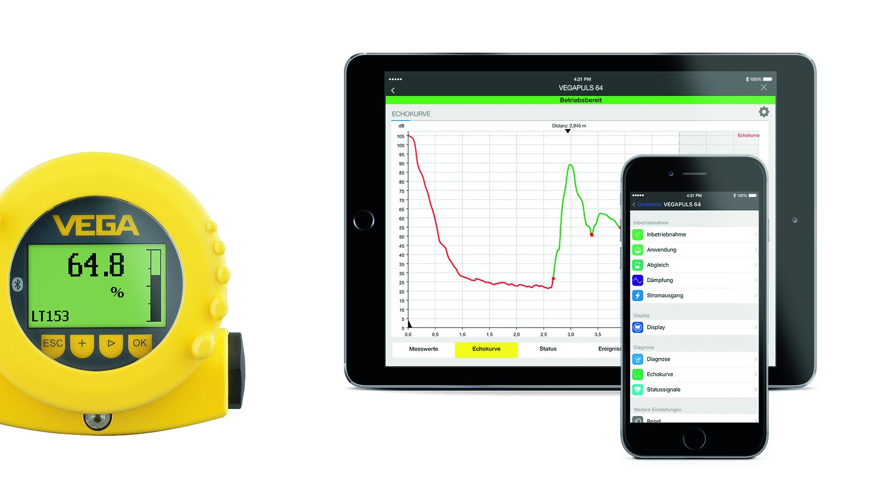 Füllstandssensoren mit Bluetooth-Funktion