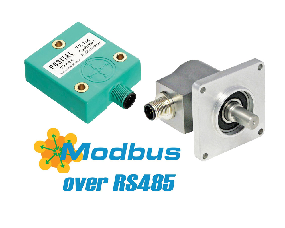 Modbus RTU für Drehgeber und Neigungssensoren