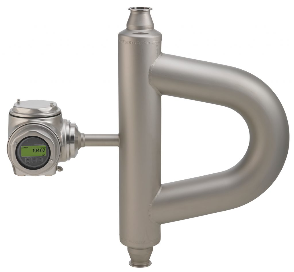 Multifrequenztechnologie 2 Bei MFT werden die beiden Messrohre des Sensors gleichzeitig in zwei Resonanzfrequenzen, dem ersten und dem dritten Mode angeregt.