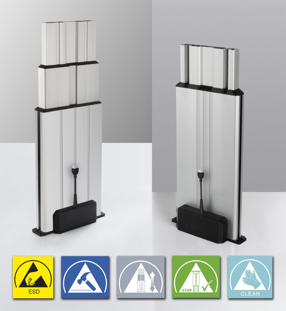 Neue Hubsäule für den Reinraumbereich 2 RK Multilift II