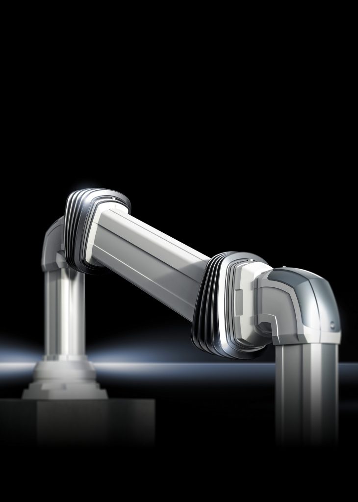 Maschinen ergonomisch bedienen 1 Das höhenverstellbare Tragprofil für die Serie CP von Rittal sorgt für hohe Ergonomie an der Maschine.