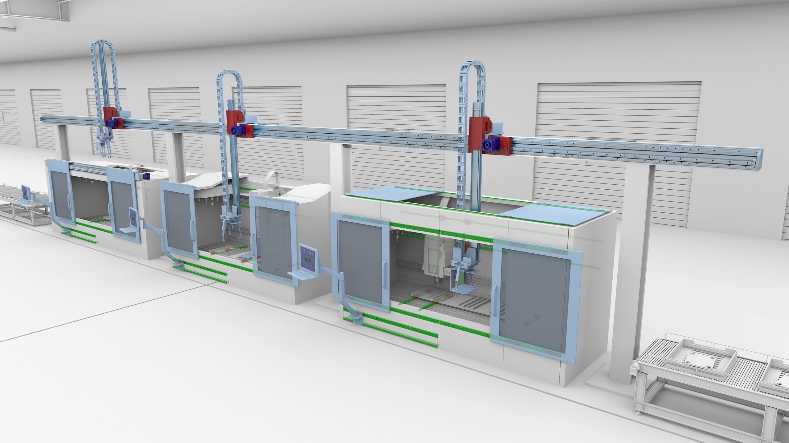 Gantry-Systeme für Mehrachsanwendungen 3 Gantry-Systeme für
Mehrachsanwendungen