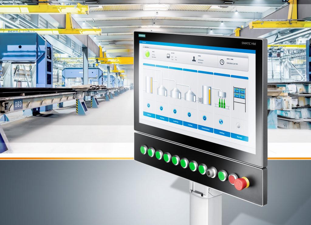 Geräte zum Bedienen und Beobachten 1 Rundum IP65 und IP66 geschuetzte Geraete zum Bedienen und Beobachten All round IP65 and IP66 protected HMI devices for operator control and monitoring