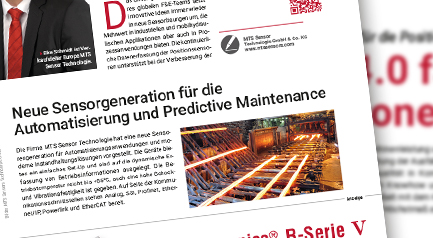 Innovative Sensorlösungen: Industrie 4.0 fängt mit Informationen an
