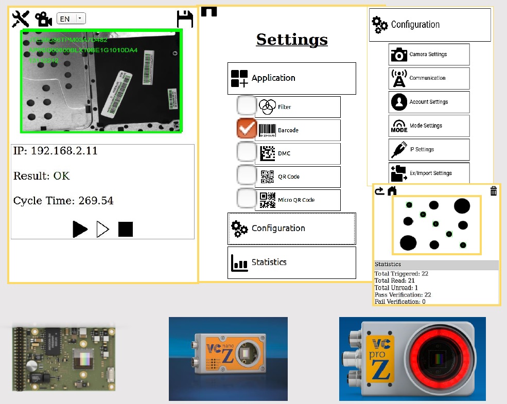 Intelligente Kamera mit Web-App