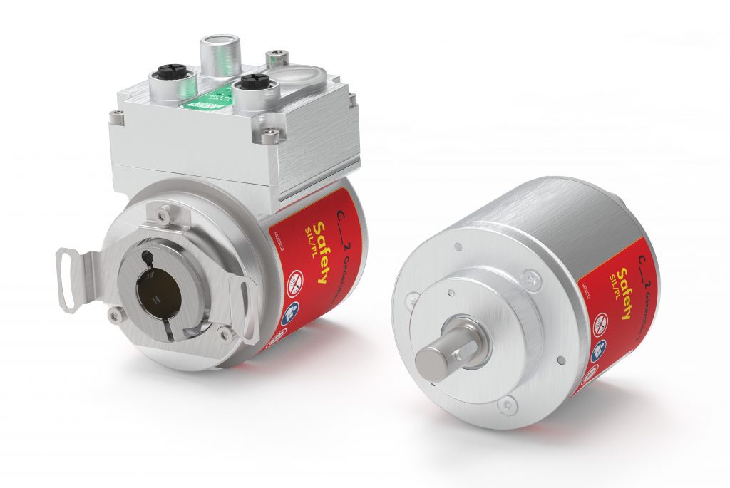 Kompakter Profisafe Absolutdrehgeber für SIL3 1 Bis zu vier Instanzen des 58mm Sicherheitsdrehgeber CD_582+FS versorgen bis zu vier Sicherheitssteuerungen gleichzeitig mit Positions- und Geschwindigkeitsdaten mit einer Bus-Wiederholrate von 3ms.