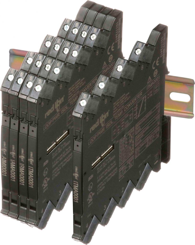 Signalwandler für bestehende SPS-Architekturen 1 Signal Conditioner group with din rail