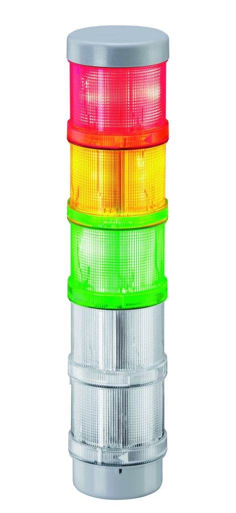 Modulare Signalsäulen in 70mm Durchmesser
aus allen Positionen erkennbar 2 Signalsaeule KombiSIGN72 2