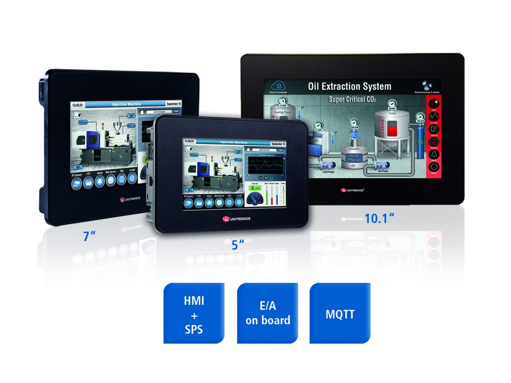 HMI und SPS in einem Gerät 1 Spectra UniStream HMIplusSPS 10 Zoll