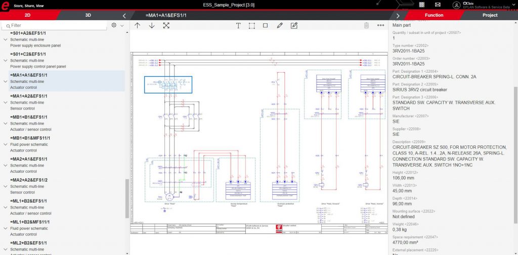 Eplan-Projekte in der Cloud ablegen und teilen 1 Store Share View ET