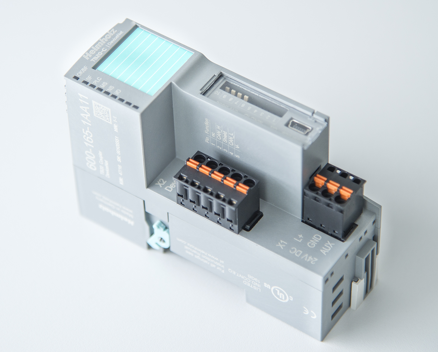Modular erweiterbares dezentrales I/O-Systemmit Devicenet-Buskoppler