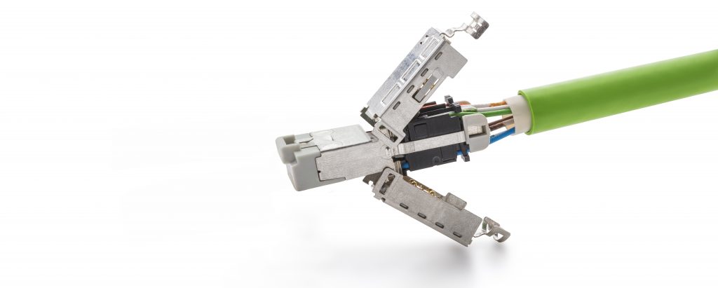 Industrial-RJ45-Cat-6A-Steckverbinder in Schutzart IP20 1 TE Connectivity führt Industrial-RJ45-Cat-6A-Steckverbinder in Schutzart IP 20 für eine schnelle und fehlerfreie Installation ein.