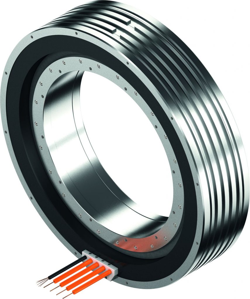 Torquemotoren mit größerem Drehzahlspektrum 1 Die TMRI-Torquemotoren von Hiwin bieten durch einen neuartigen Rotoraufbau besondere Leistungsdaten.