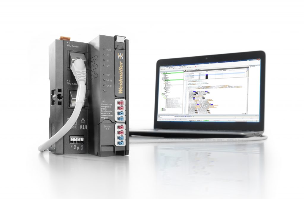 Steuerung von Standalone-Maschinen 2 Mit dem Engineering Tool u-create studio und der Steuerung u-control 2000 können dezentrale Steuerungsanwendungen realisiert werden.