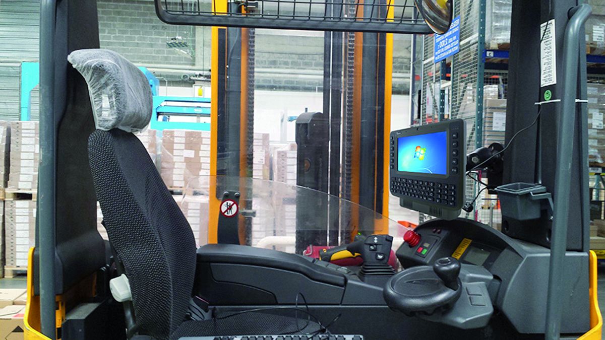 Fahrzeugmontierte Computer für die Logistik