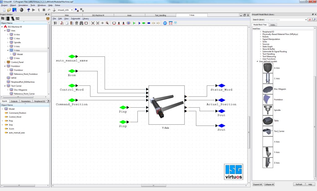 Simulationssystem für digitale Zwillinge und Steuerungskern mit Bewegungsfunktionen 1 VirtuosM
