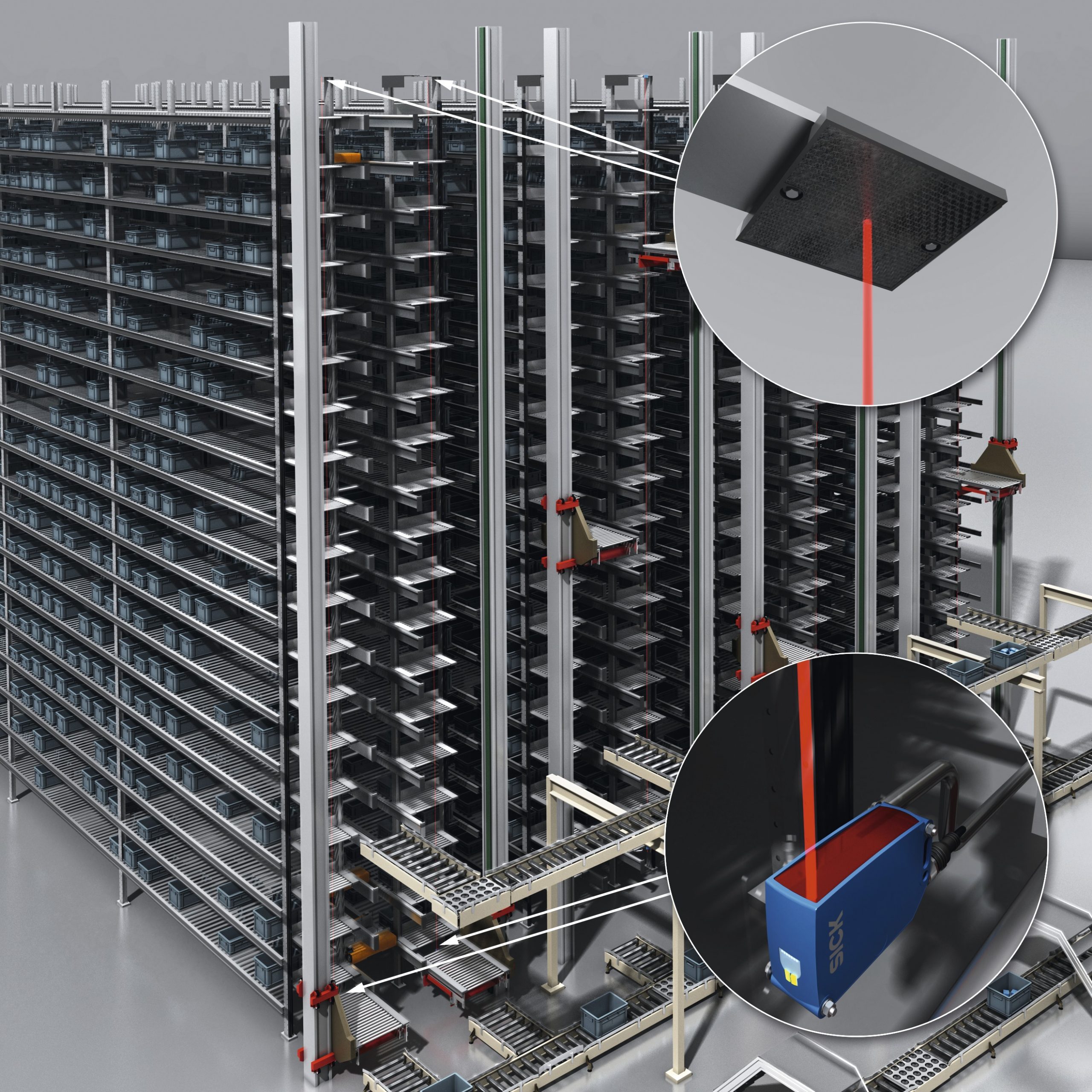 Schnelle Einstellung von Lichtschranken
