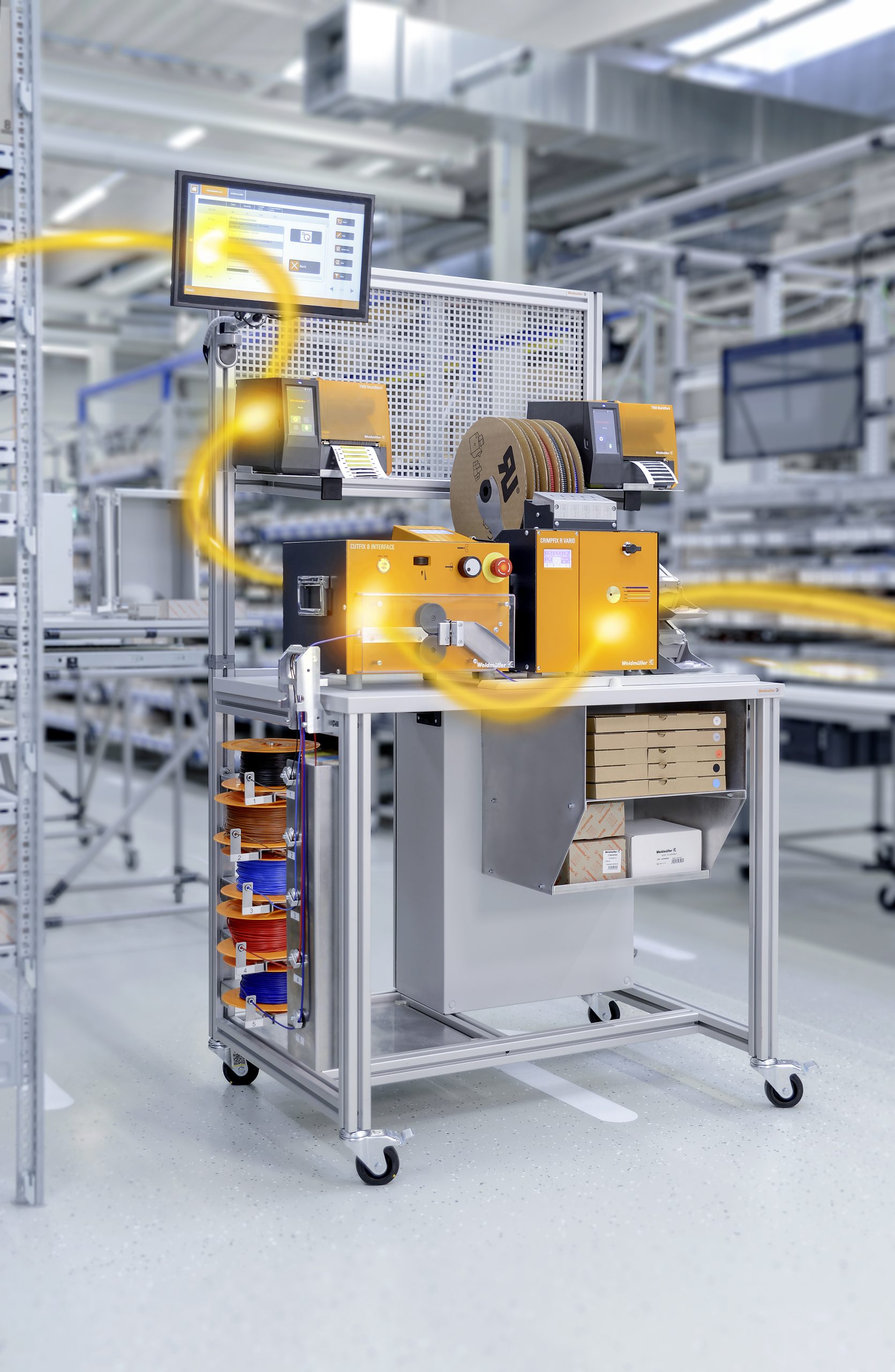 Teilautomatisierte Kabelkonfektionierung