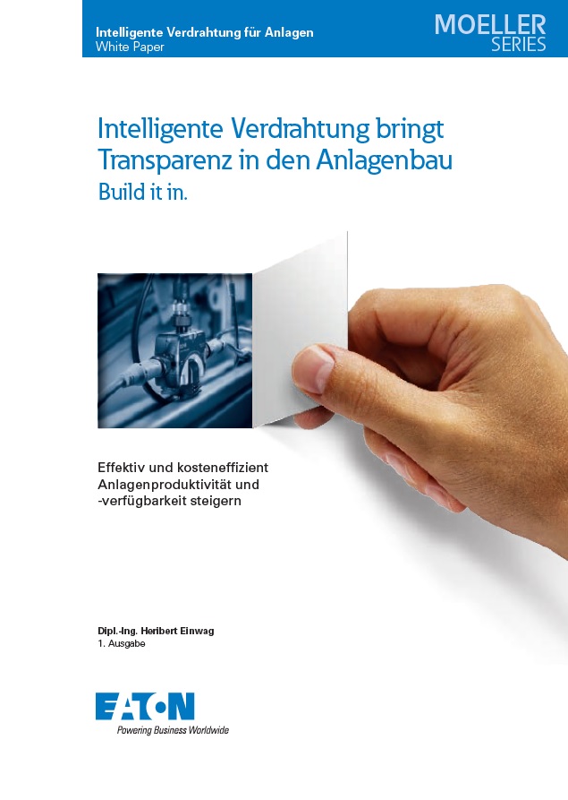 Whitepaper zur intelligenten Verdrahtung 9 Whitepaper zur intelligenten Verdrahtung