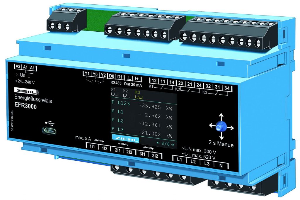 Mit Energieflussrelais Eigenverbrauch von selbst erzeugter Energie optimieren 2 ZIEHL EFR3000 Foto