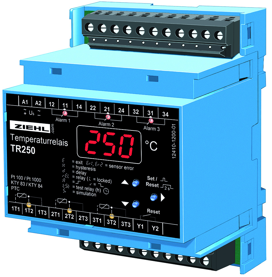 Temperatur-relais für Widerstandssensoren 2 Temperatur-relais für Widerstandssensoren