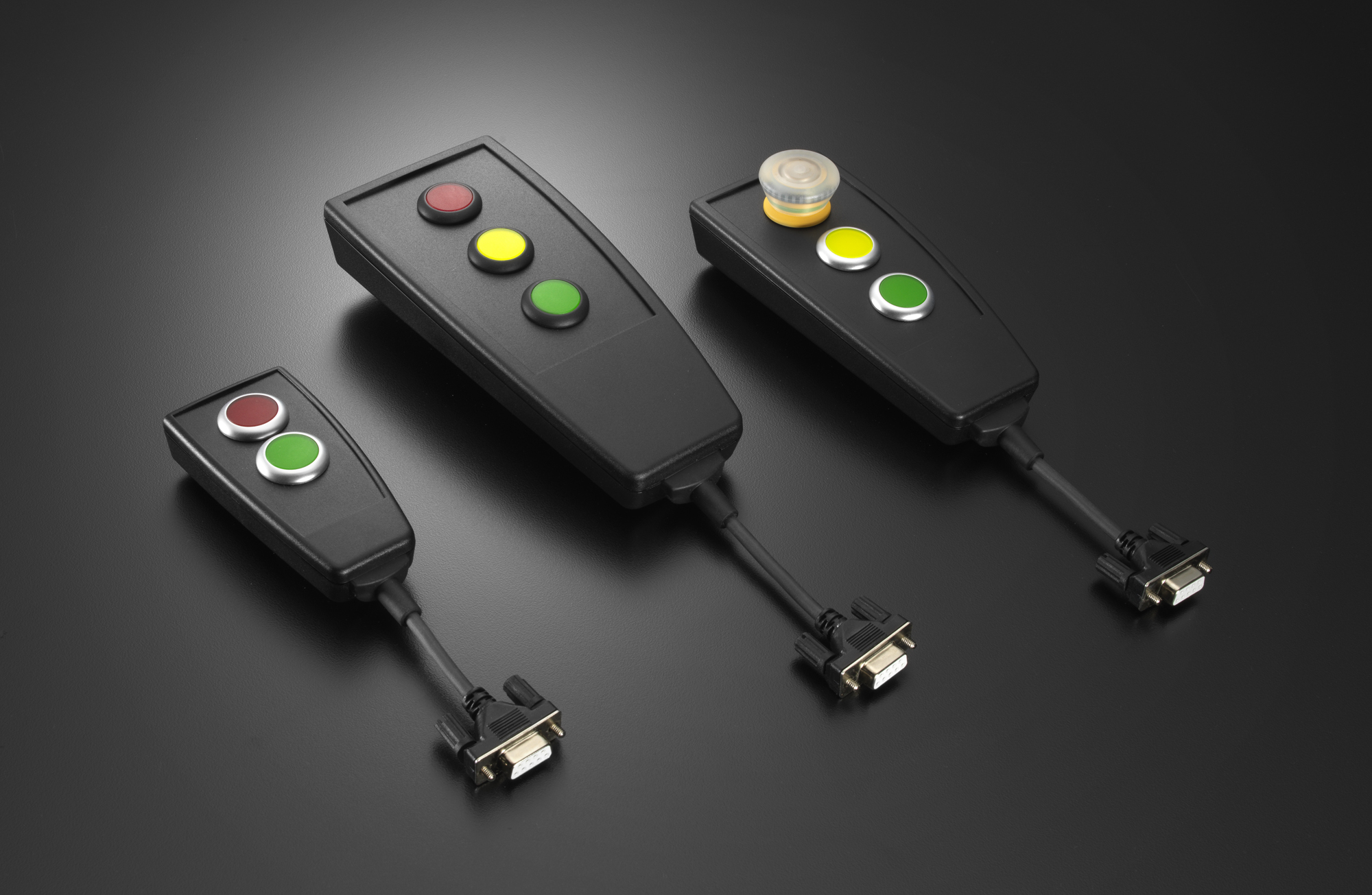 Handheld-Boxen für dezentrale Bedienung 3 Handheld-Boxen für dezentrale Bedienung