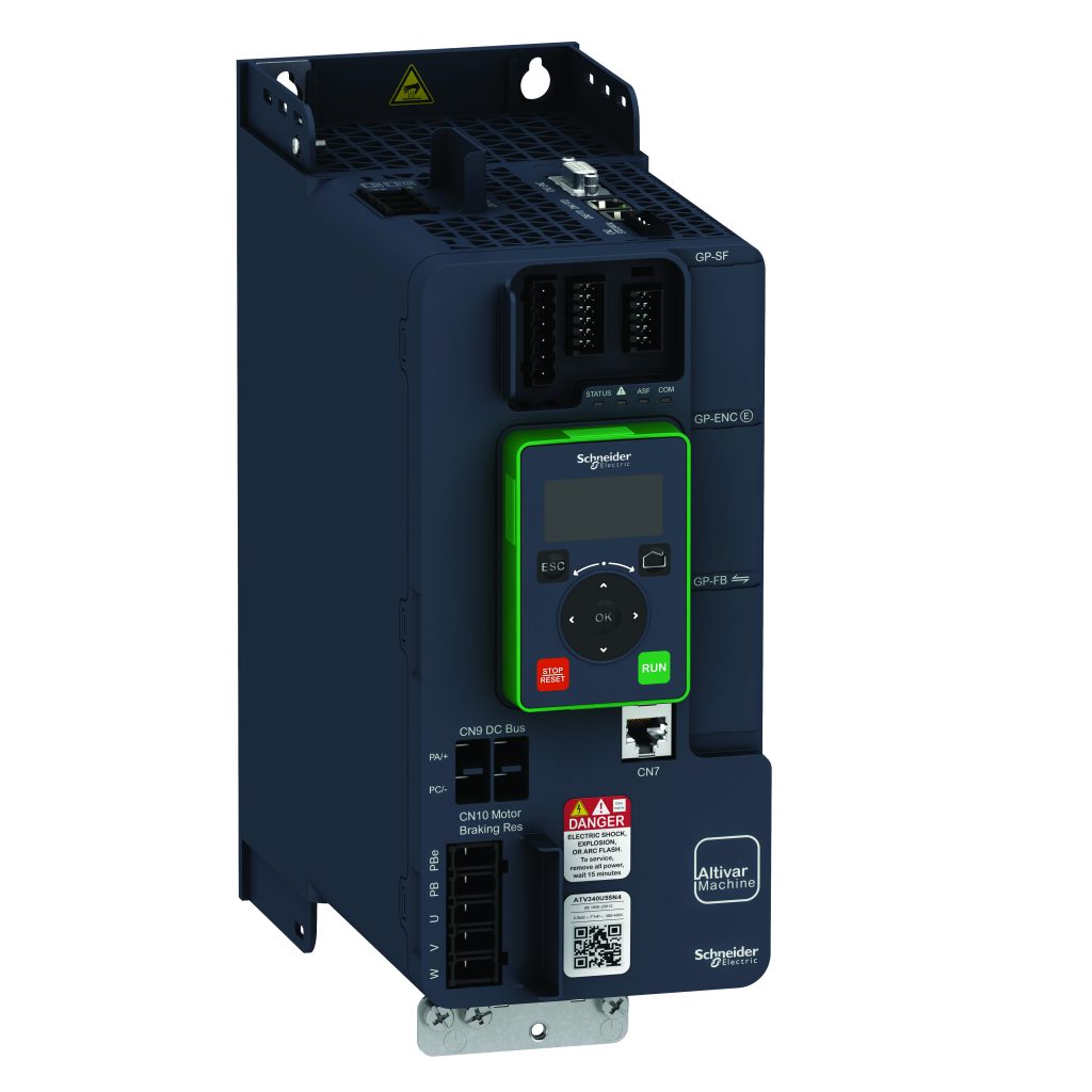 SPS für die normkonforme Ausführung von Automatisierungs- und Sicherheitsanwendungen 1 atv340