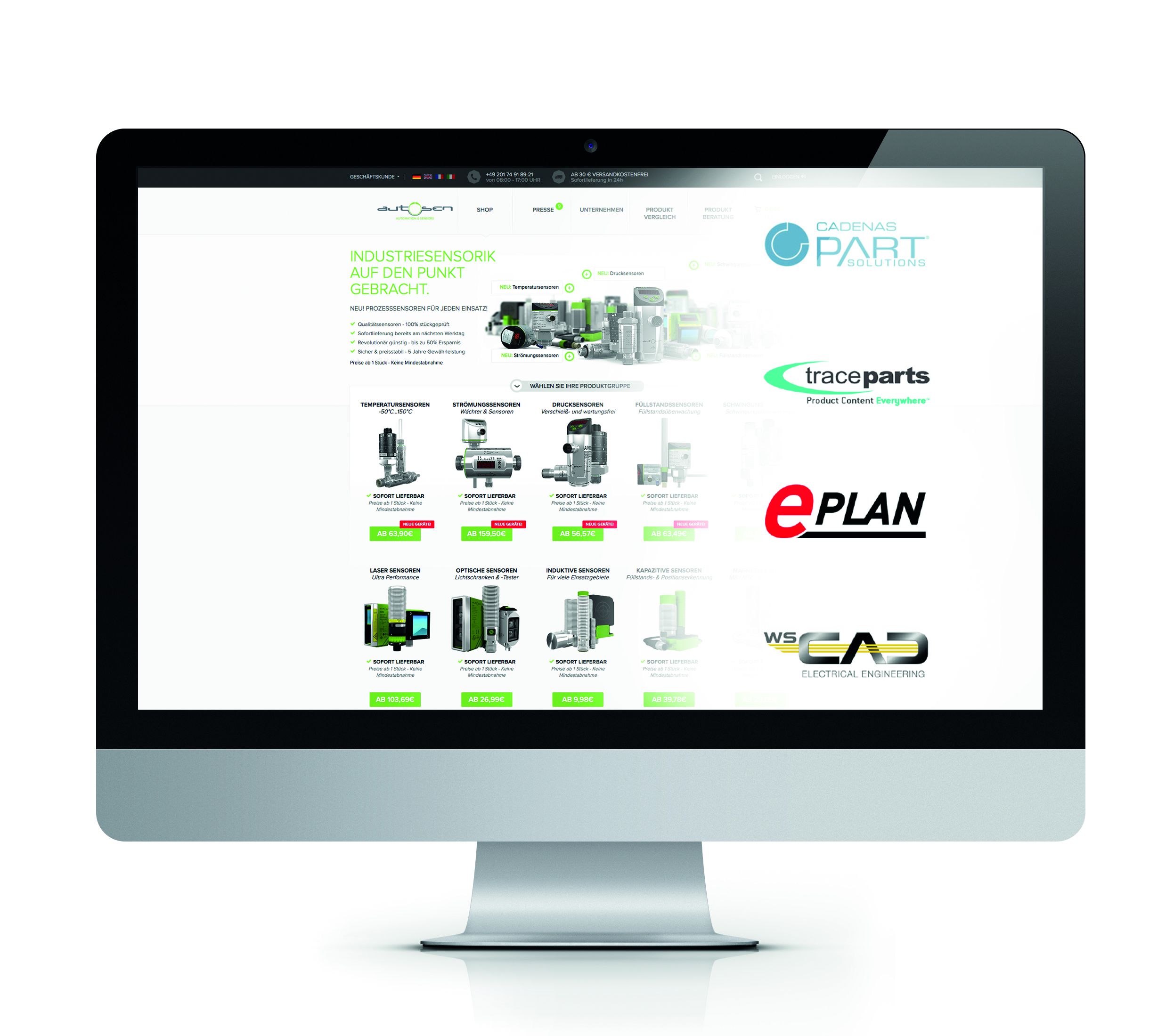Sensordaten für CAD-Bibliotheken