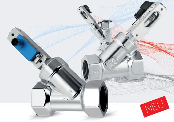 Strömungswächter mit Schrägsitz 6 Strömungswächter mit Schrägsitz