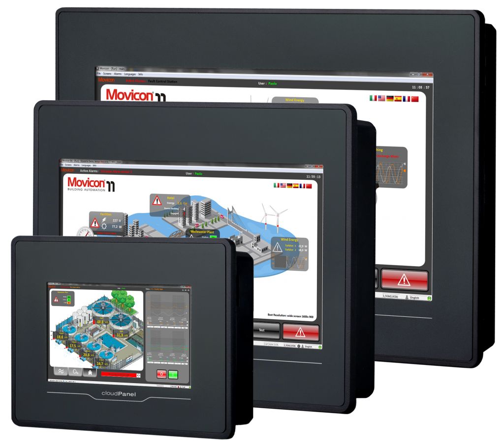 Panels mit hoher Bedien- und Vernetzbarkeit 1 Die neuen Vipa Panel-Serien CloudPanel und SmartPanel mit den Displaygrößen 4,3“, 7“ und 10“ sorgen nicht nur durch ihr neues Design für frischen Wind auf dem Automatisierungsmarkt, sondern haben auch viele neue Features im Gepäck.