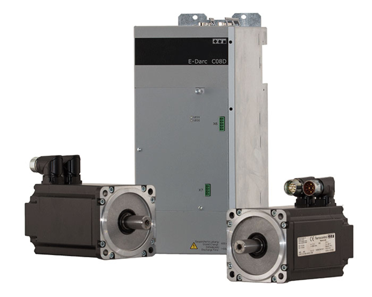 Zweiachs-Servoregler mit zwei integrierten Endstufen