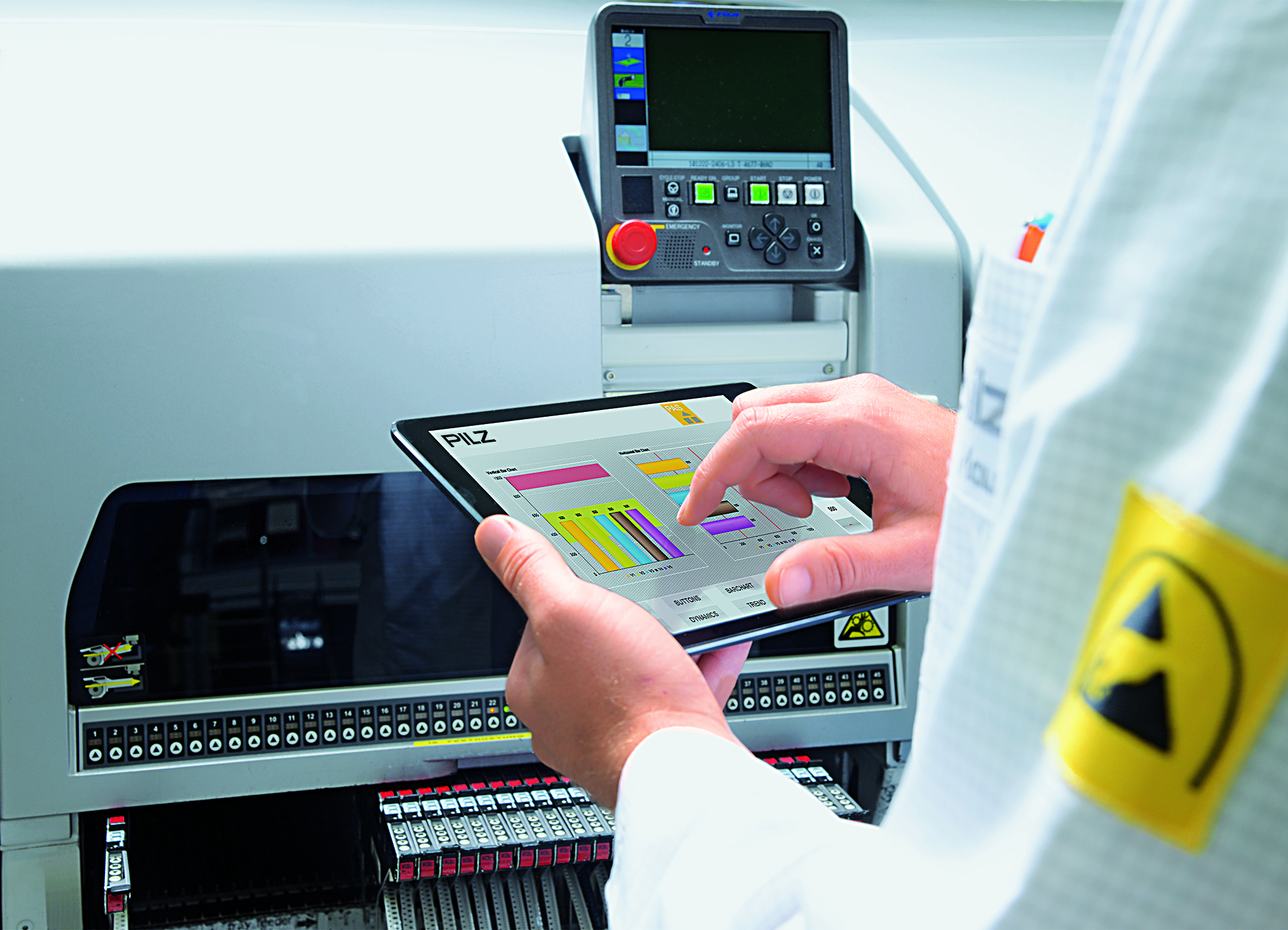 Kombination aus Steuerung und Visualisierung