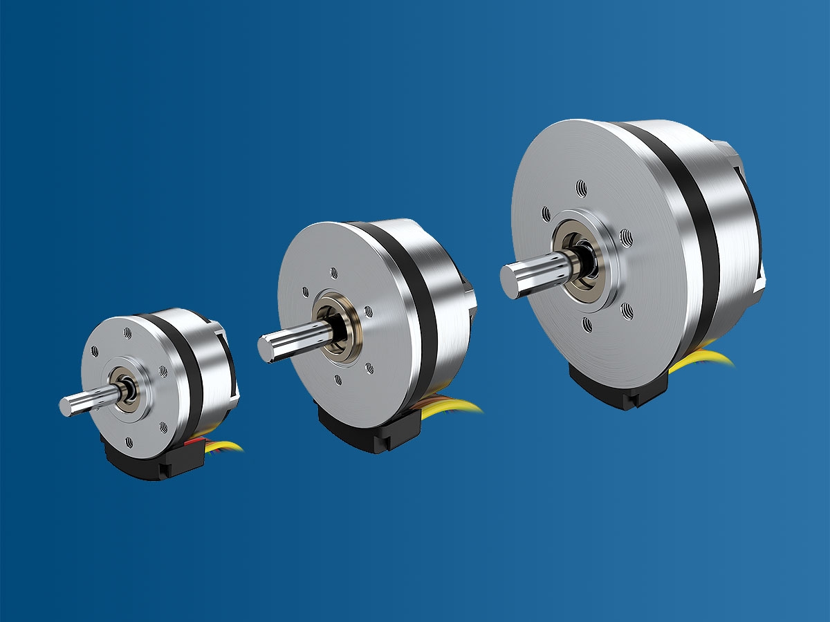 Leistungsstarke bürstenlose DC-Flachmotoren