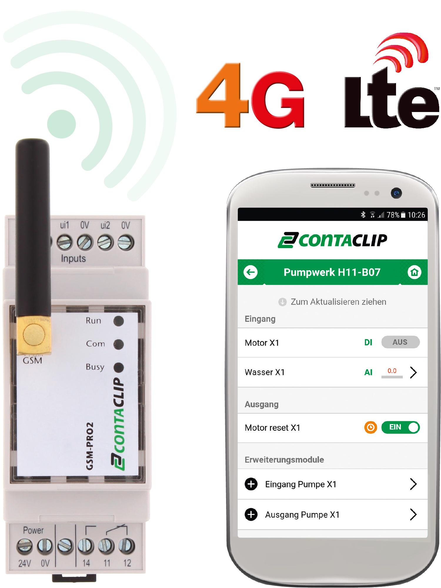4G-fähiges I/O-Kommunikationsmodul 3 4G-fähiges I/O-Kommunikationsmodul