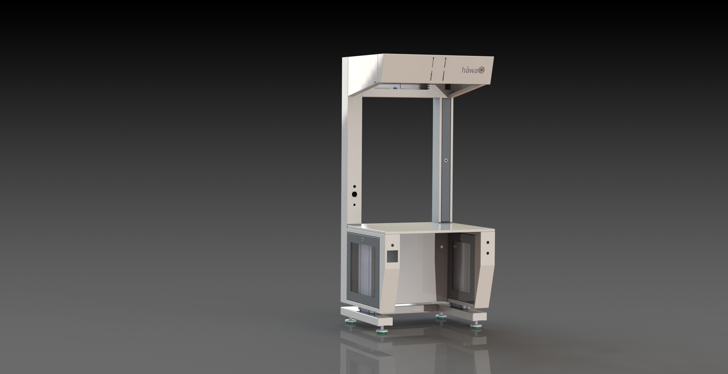 Handarbeitsplatz mit robustem Rahmen 7 Handarbeitsplatz
mit robustem Rahmen