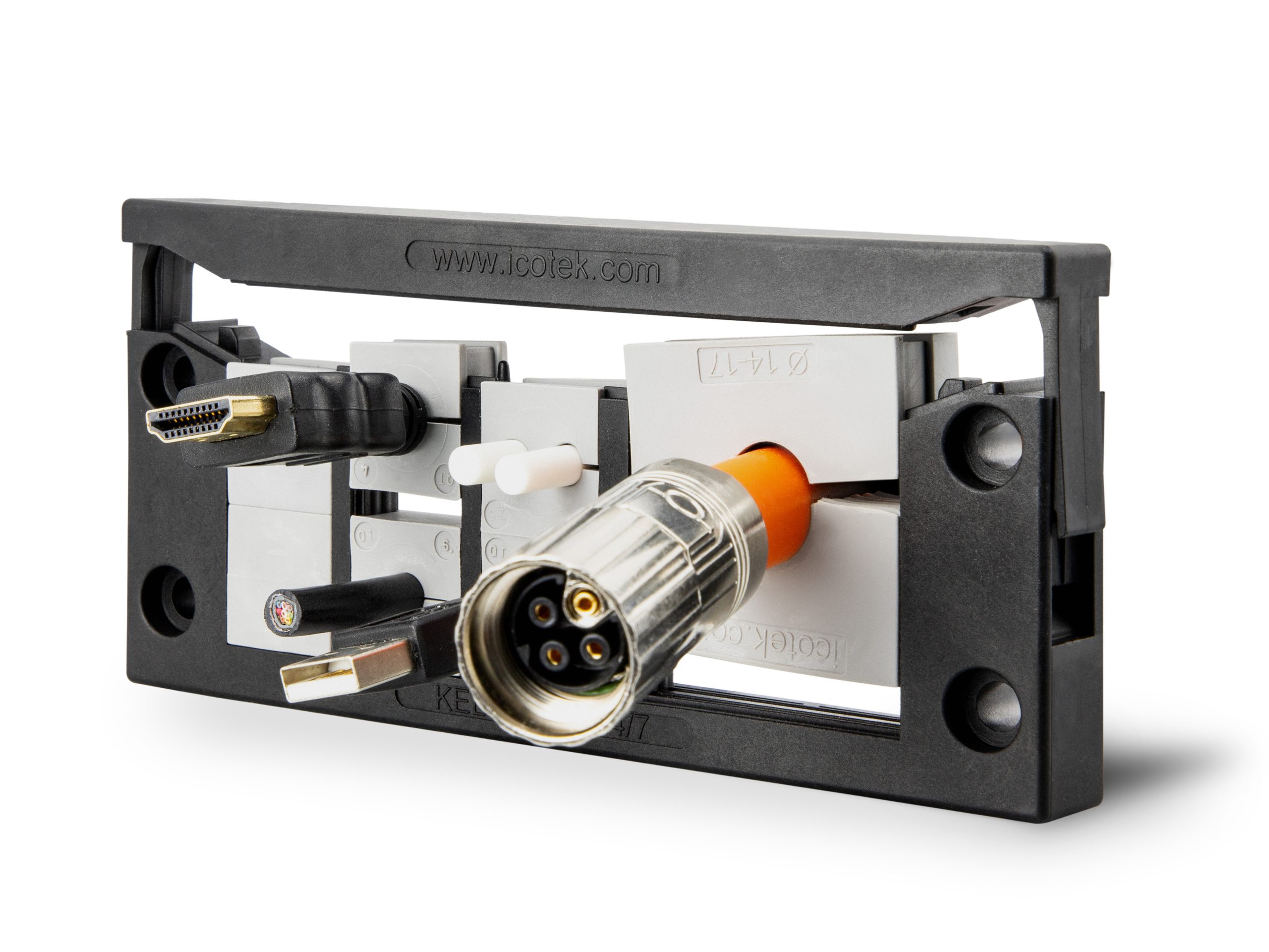 Mehrbereichstülle für Leitungen und Stecker 2 Mehrbereichstülle für Leitungen und Stecker