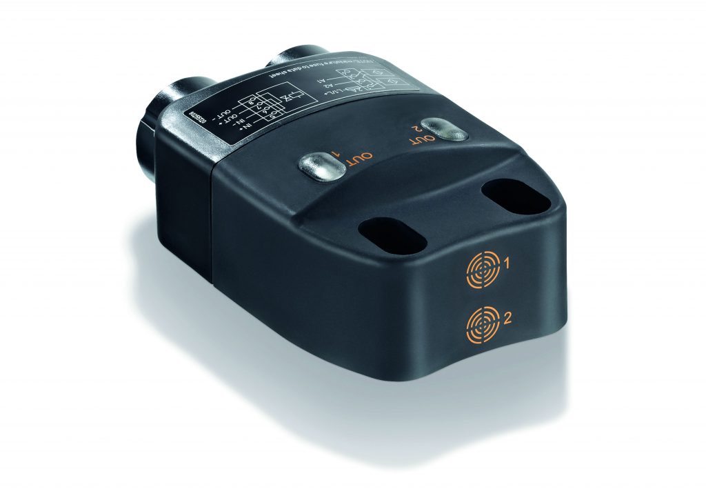 Induktiver Allstrom-Doppelsensor 1 Der Allstrom-Doppelsensor verfügt über eine standardisierte Verschraubung M20 x 1.