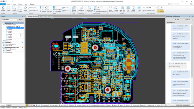 Neue Funktionen in Solidworks PCB 2018