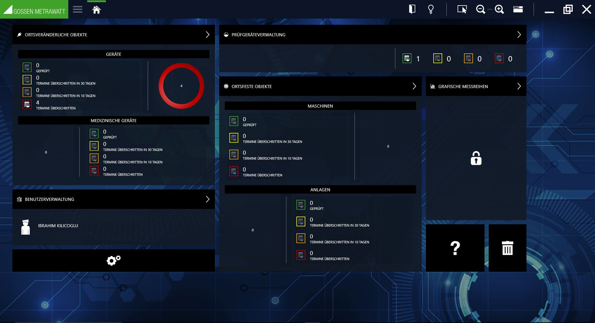 Prüfdaten mehrerer Geräte zusammenfassen